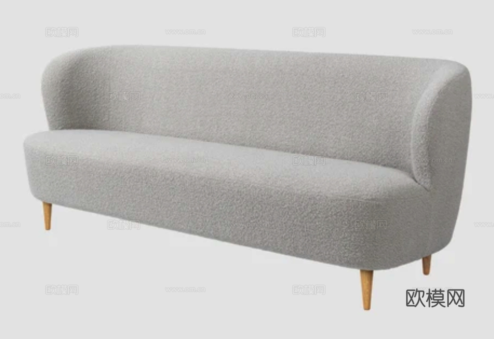 GUBI 双人沙发3d模型下载（渲染图2）