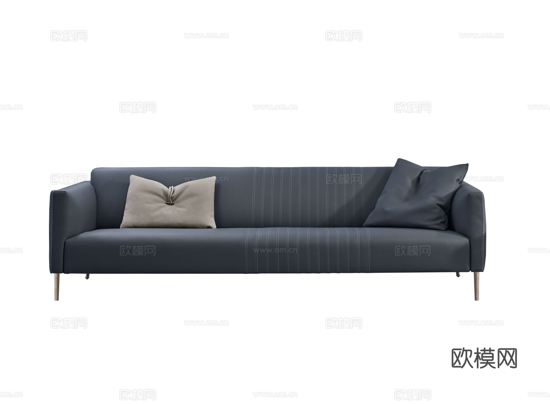 GAMMA 三人沙发3d模型下载（渲染图1）