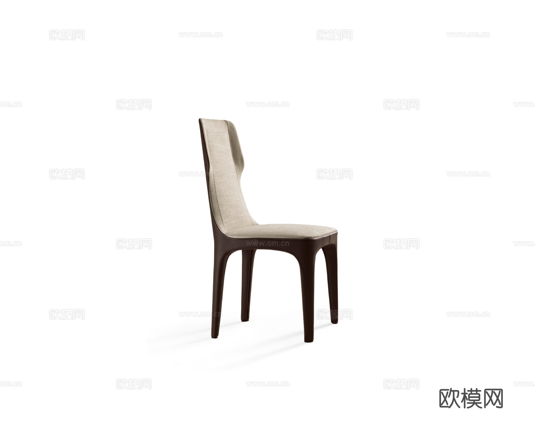 GIORGETTI 意式餐椅3d模型下载（渲染图1）