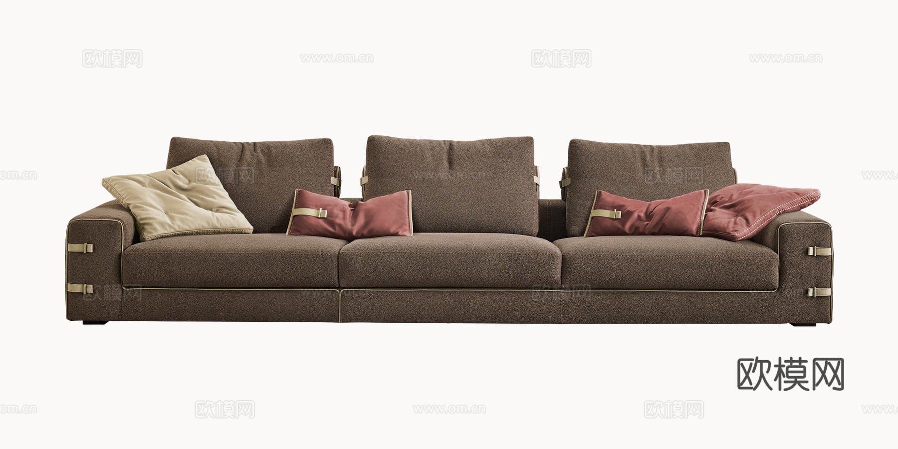 GAMMA 三人沙发3d模型下载（渲染图2）