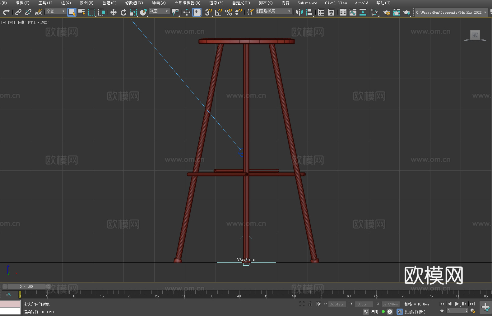 凳子 吧凳 高凳 圆凳 坐凳3d模型