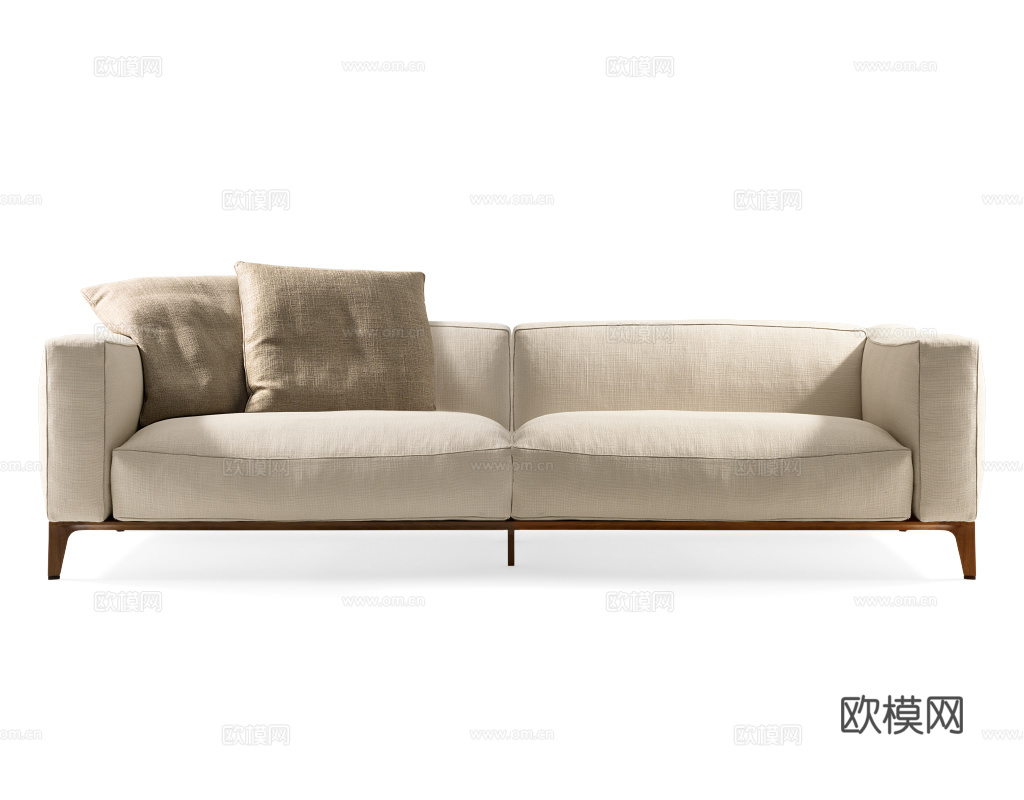 GIORGETTI 意式双人沙发3d模型下载（渲染图2）