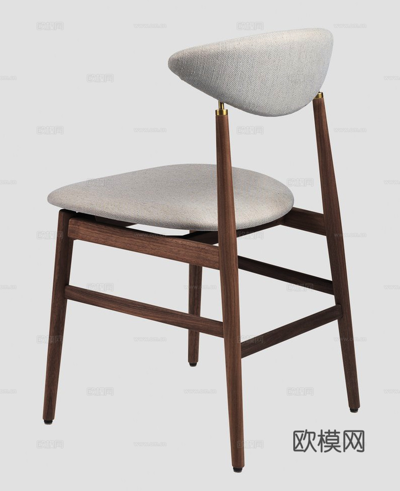 GUBI 餐椅3d模型下载（渲染图3）