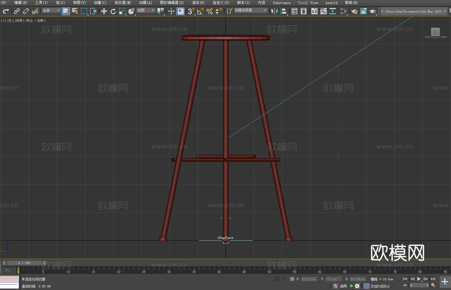 凳子 吧凳 高凳 圆凳 坐凳3d模型