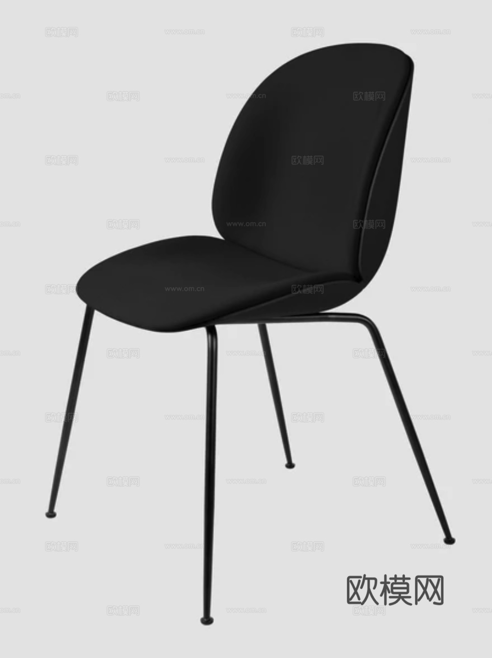 GUBI 餐椅3d模型下载（渲染图3）