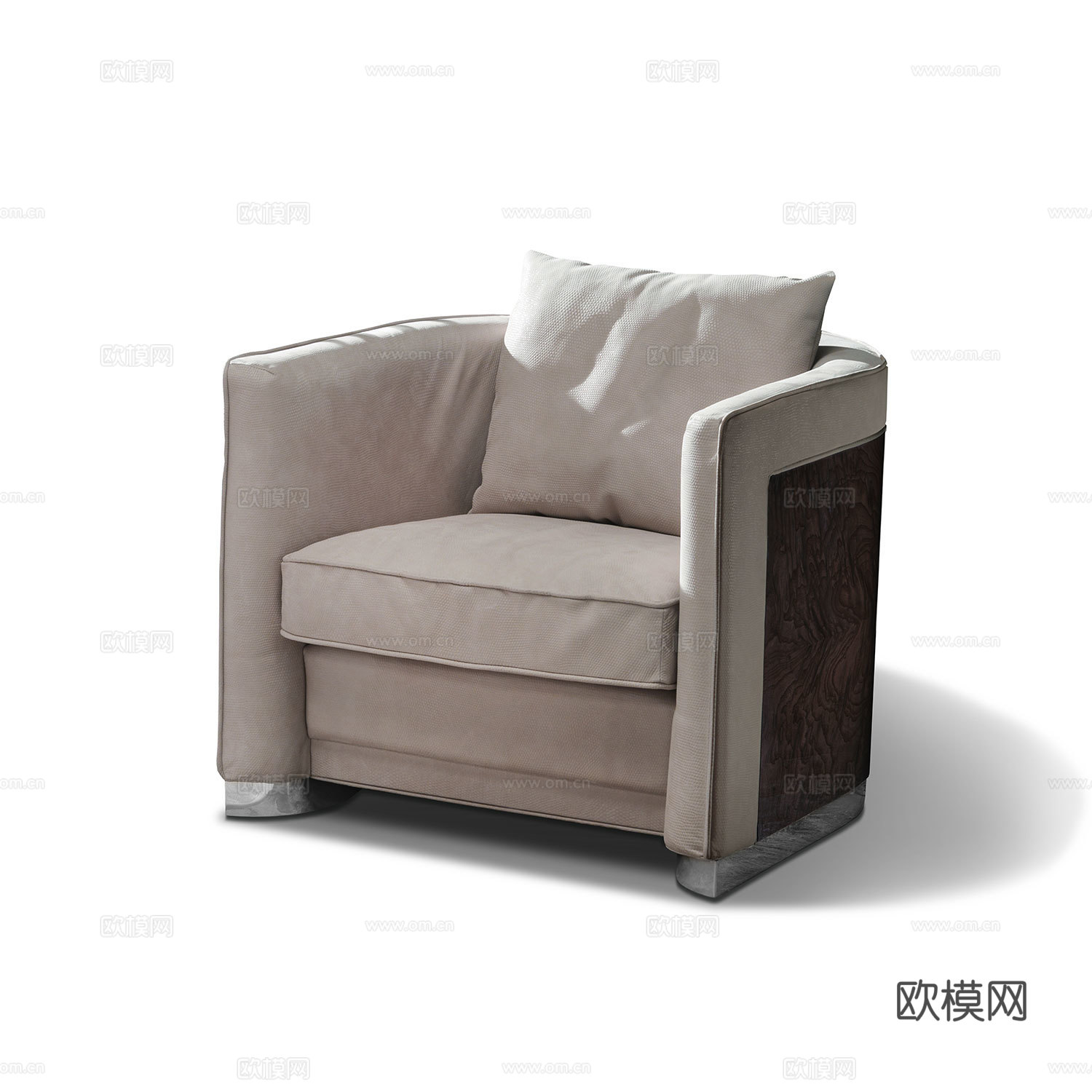 giorgio 意式单人沙发3d模型下载