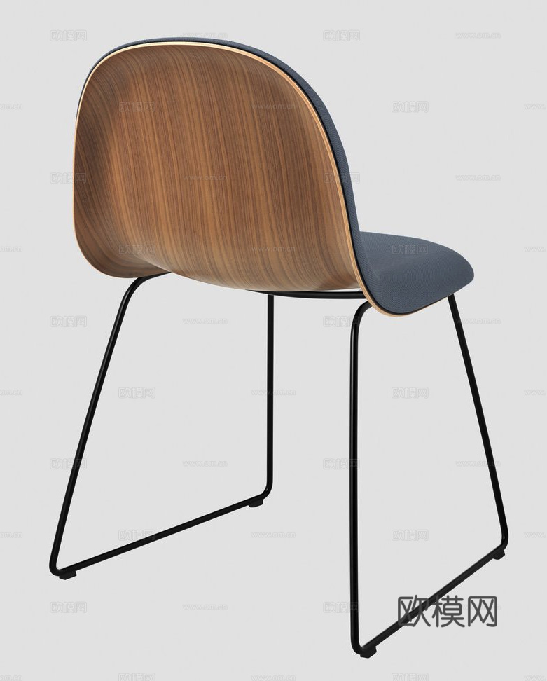 GUBI 餐椅3d模型下载（渲染图4）