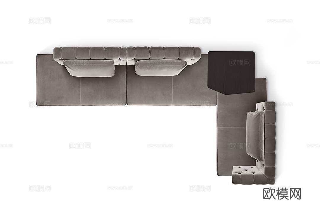 Gallotti&Radice 转角沙发3d模型下载（渲染图1）