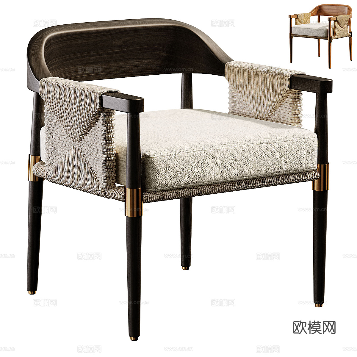 单人沙发免费3d模型下载