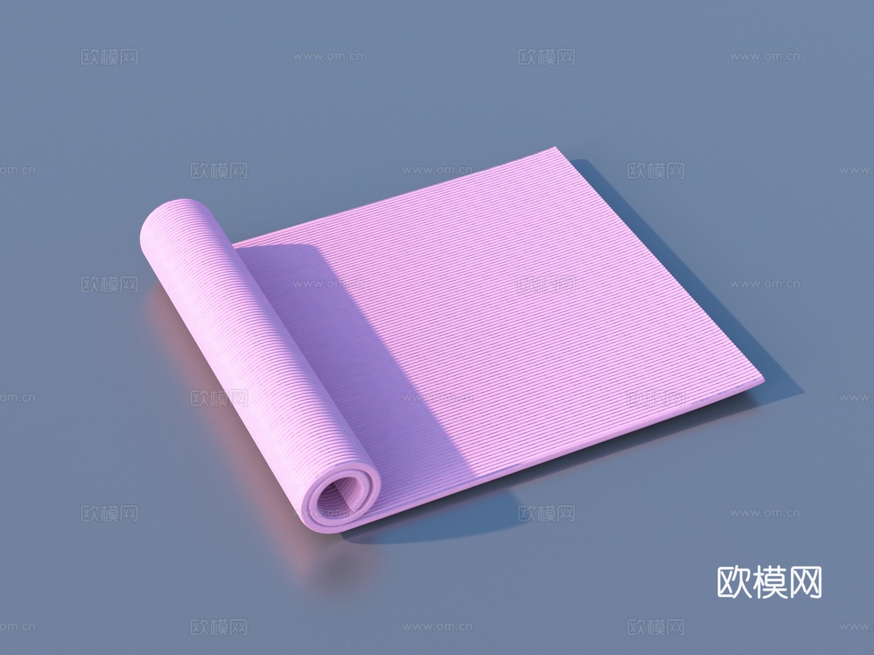 瑜伽垫 塑料垫 软垫 垫子3d模型