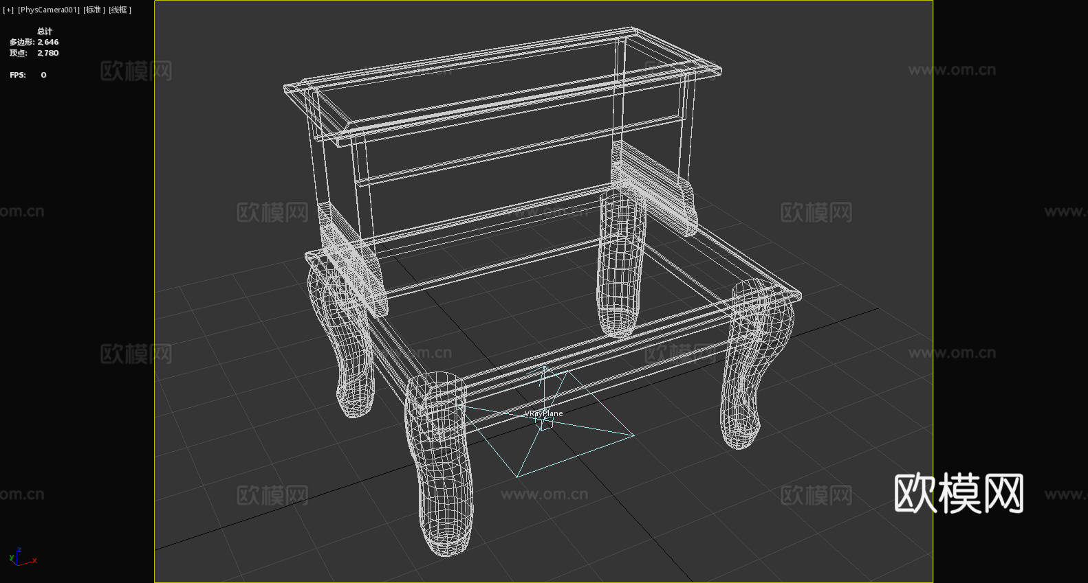 凳子 木凳 踏凳 脚踏凳3d模型