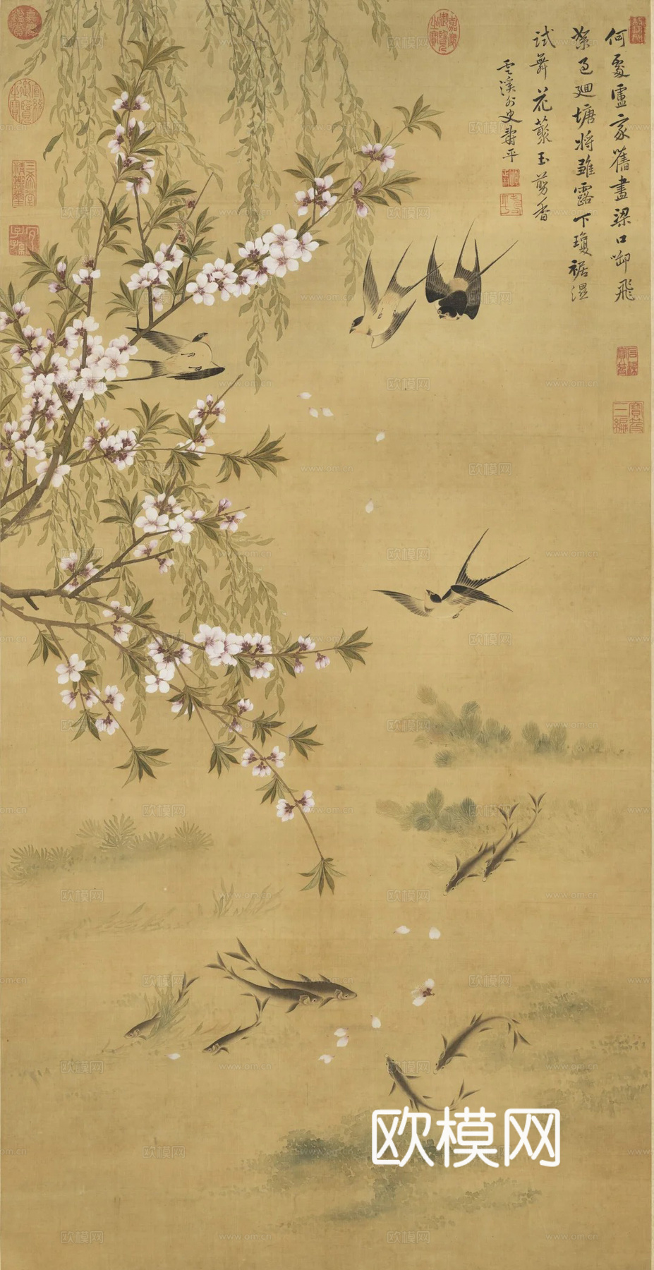 中式花鸟装饰画
