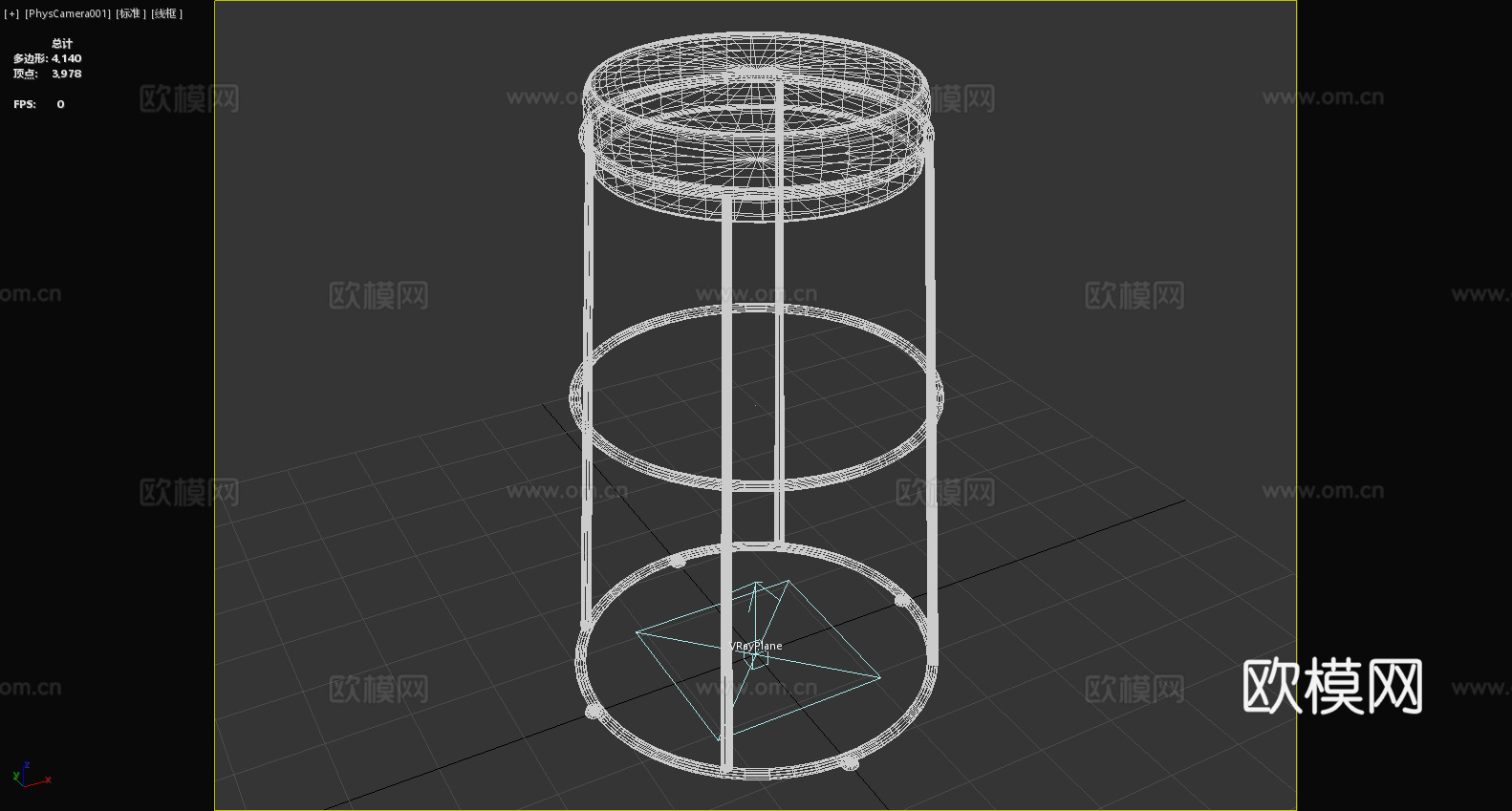 凳子 吧台凳 高脚凳 圆凳3d模型