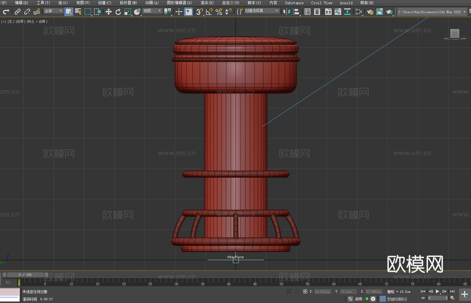 凳子 坐凳 吧台凳 高脚凳 复古凳3d模型