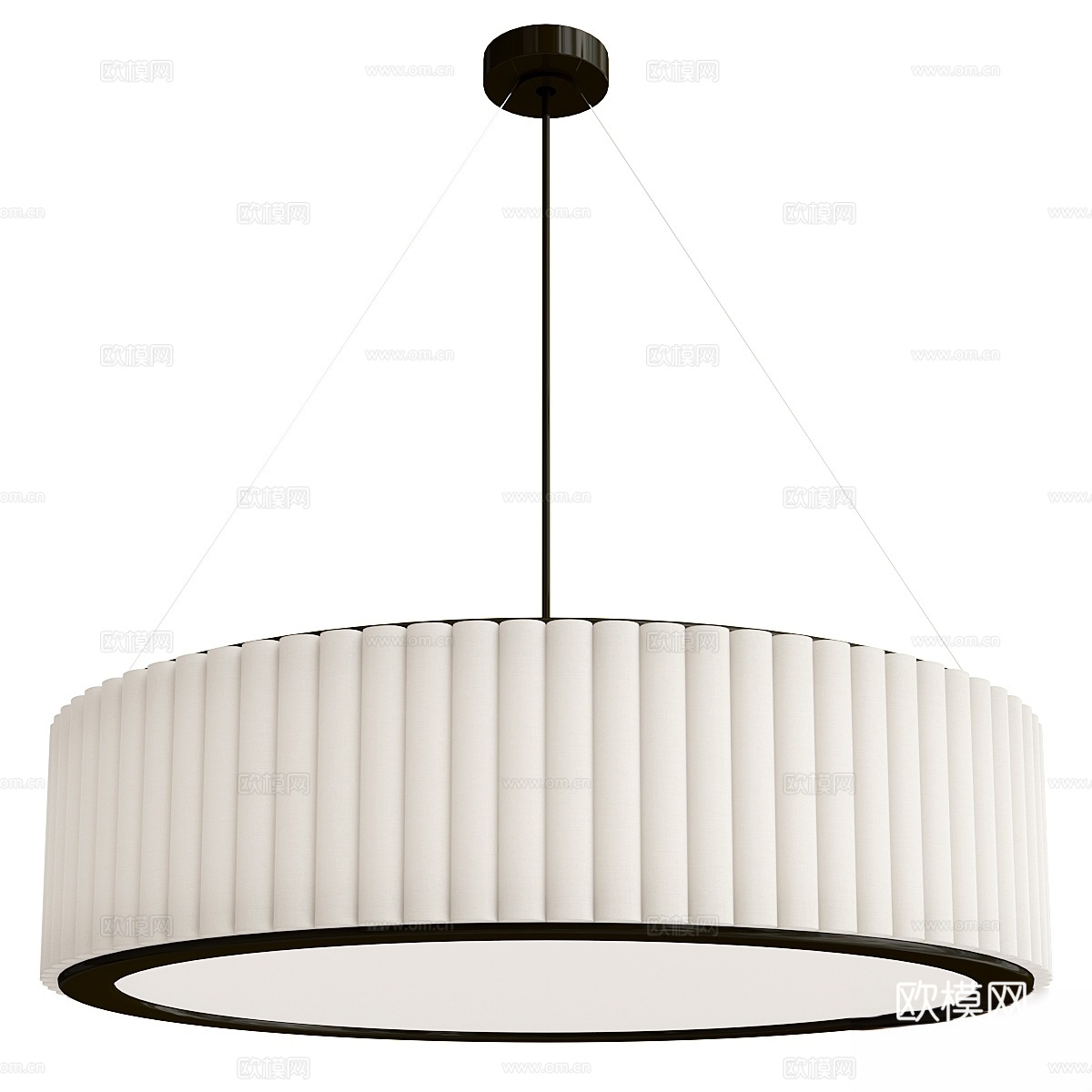 Palati 鼓形吊灯3d模型下载