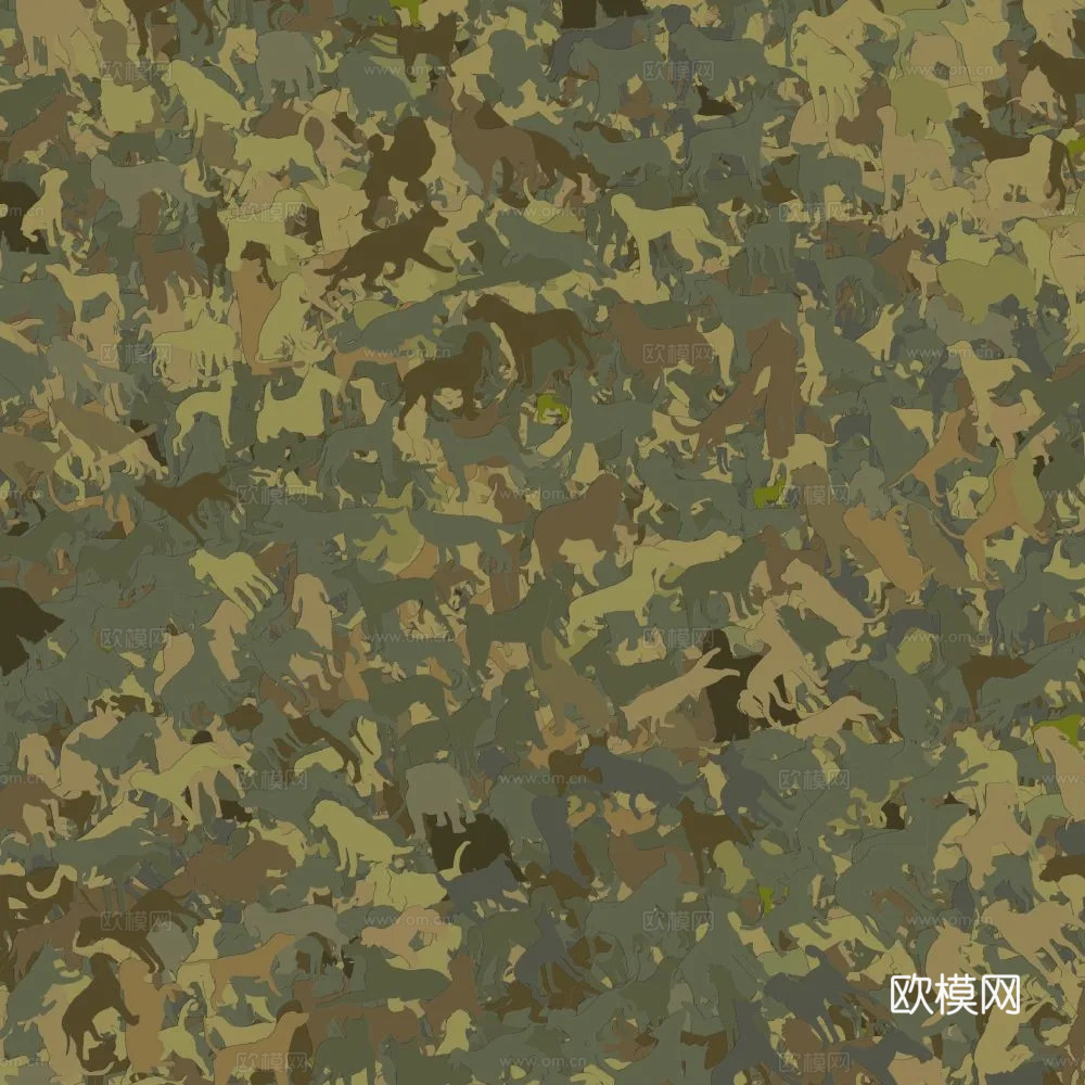 迷彩布纹 彩色 花纹图案
