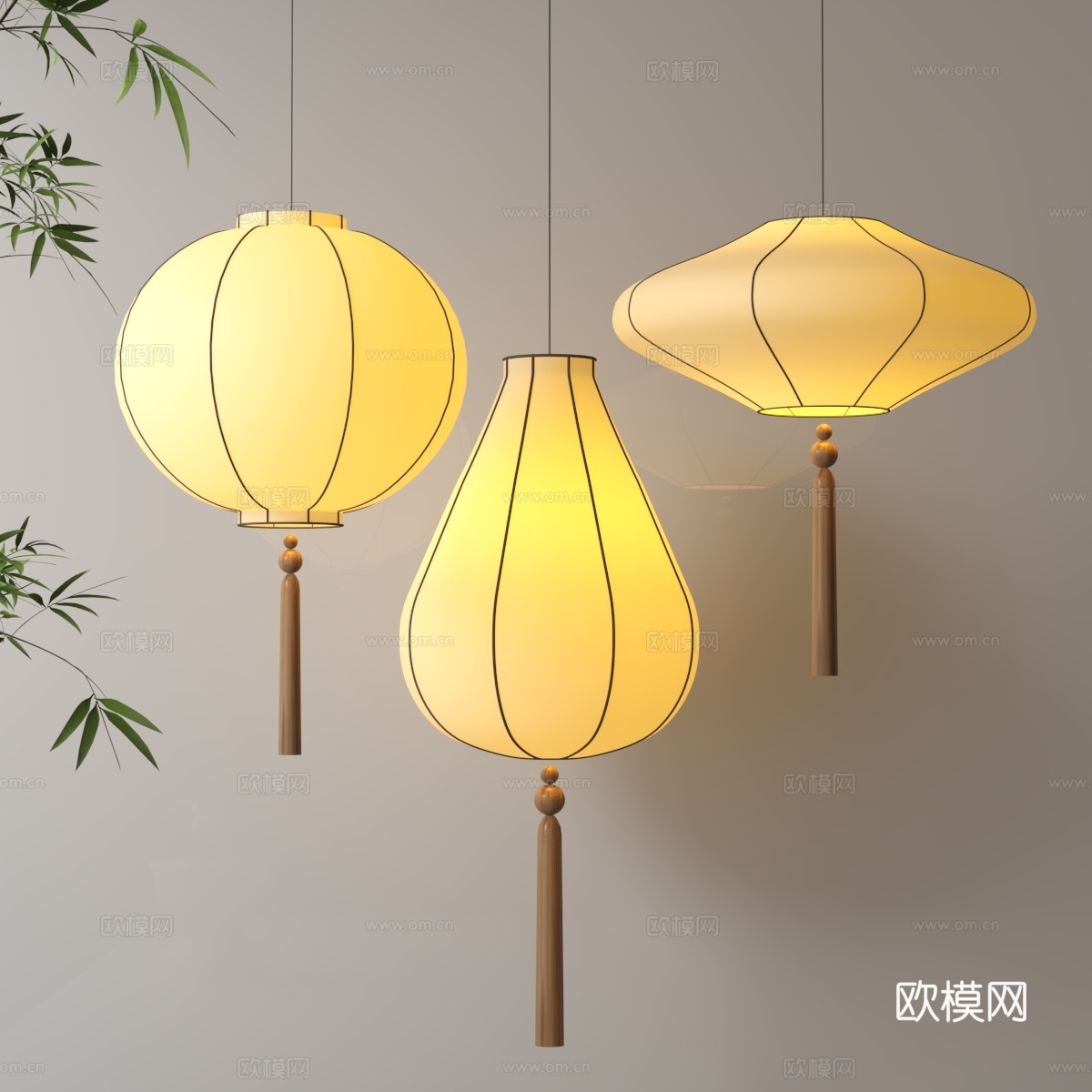 灯笼su模型