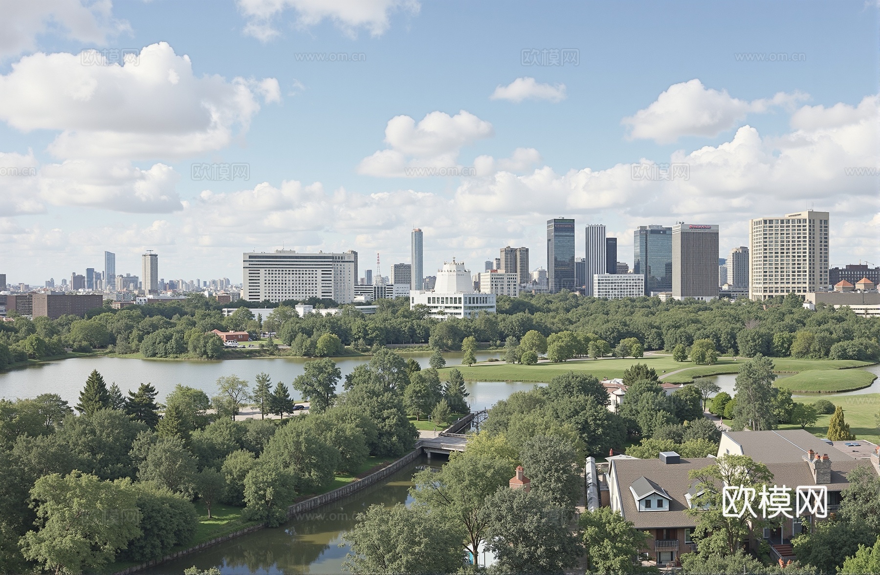 现代城市外景白天城市外景都市外景