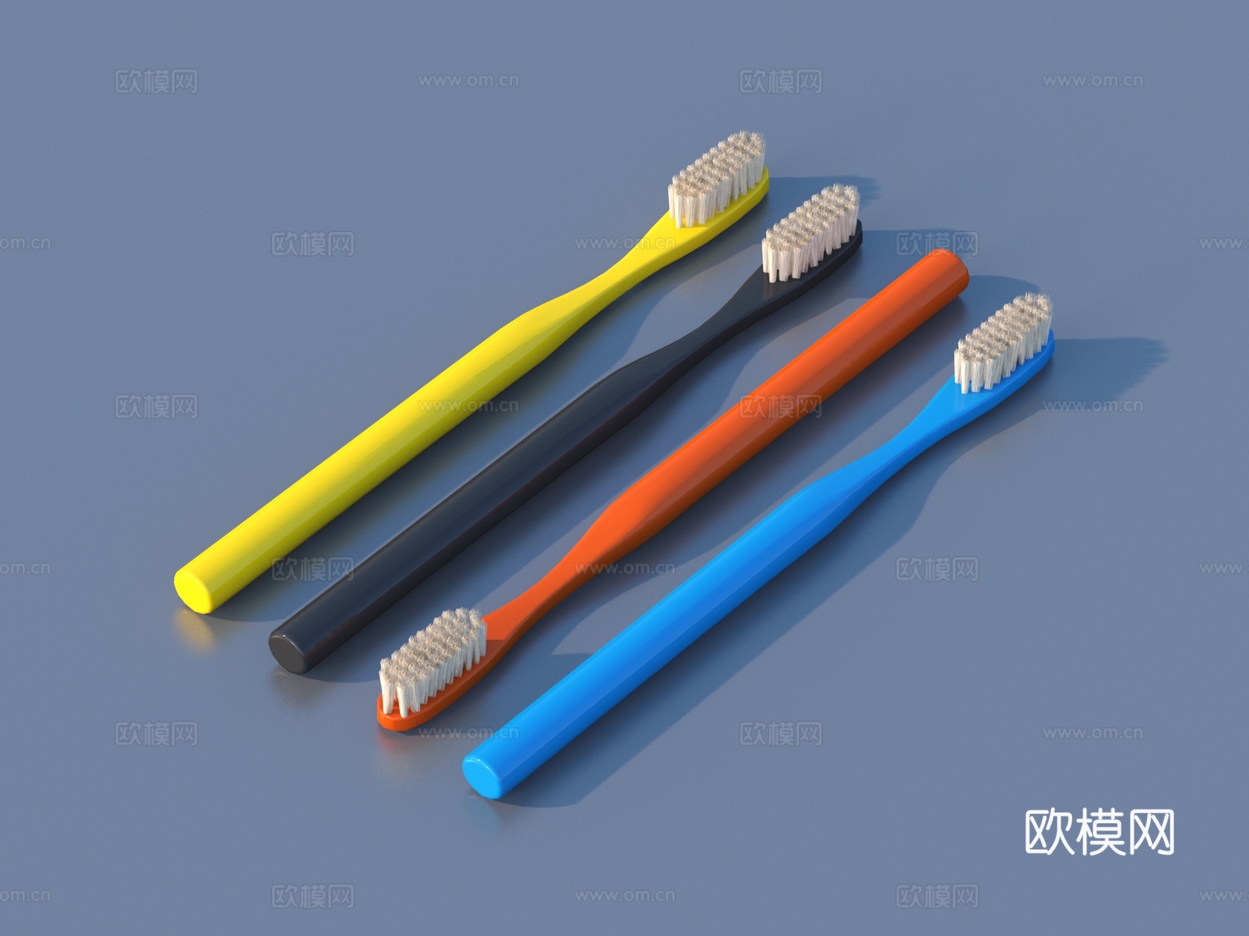 牙刷 清洁用品3d模型