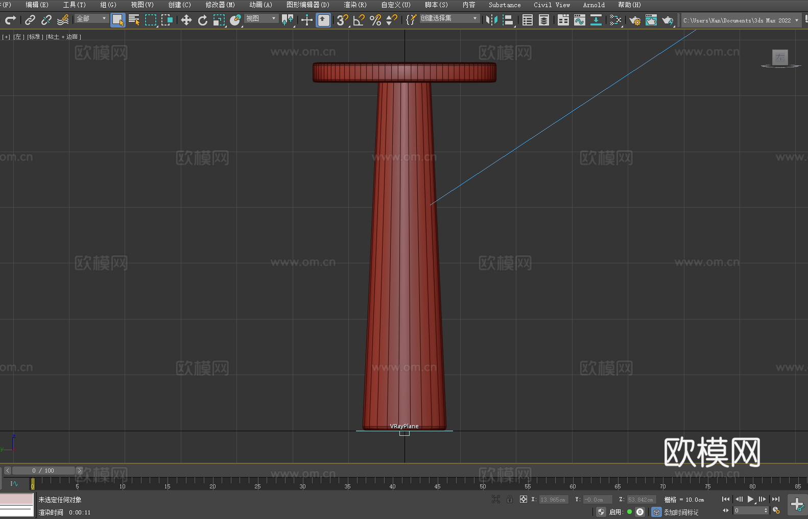 凳子 木凳 圆凳 高凳 坐凳3d模型