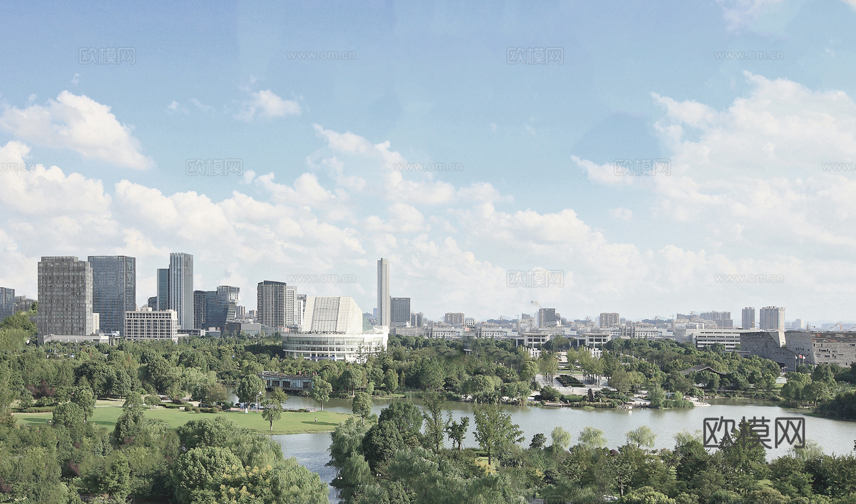 现代城市外景白天城市外景都市外景