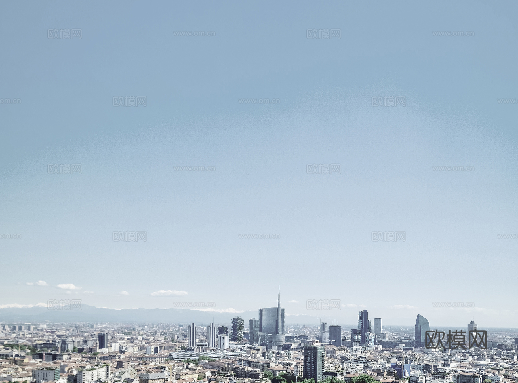 白天城市建筑户外外景贴图