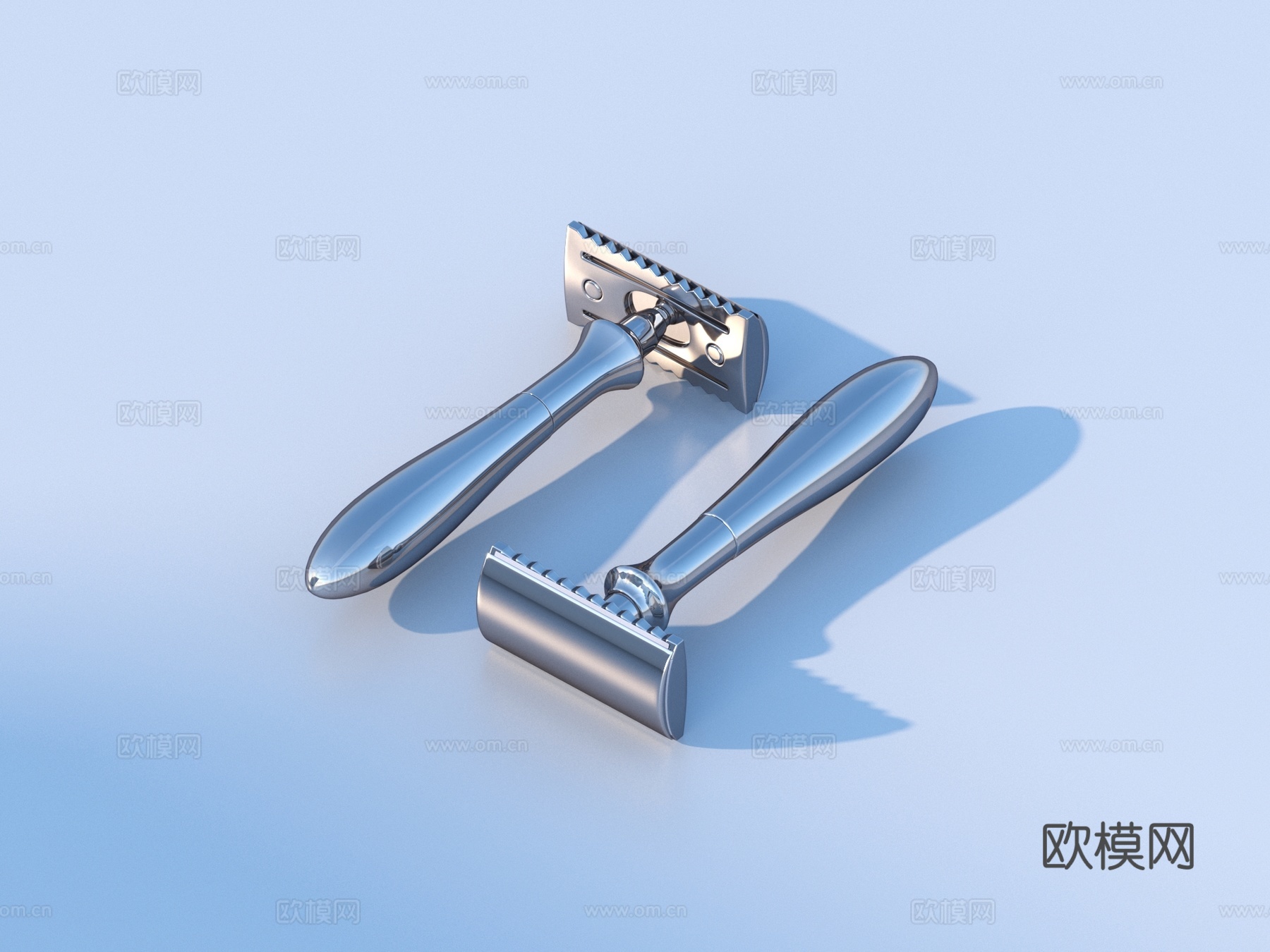 刮胡刀 洗浴用品3d模型