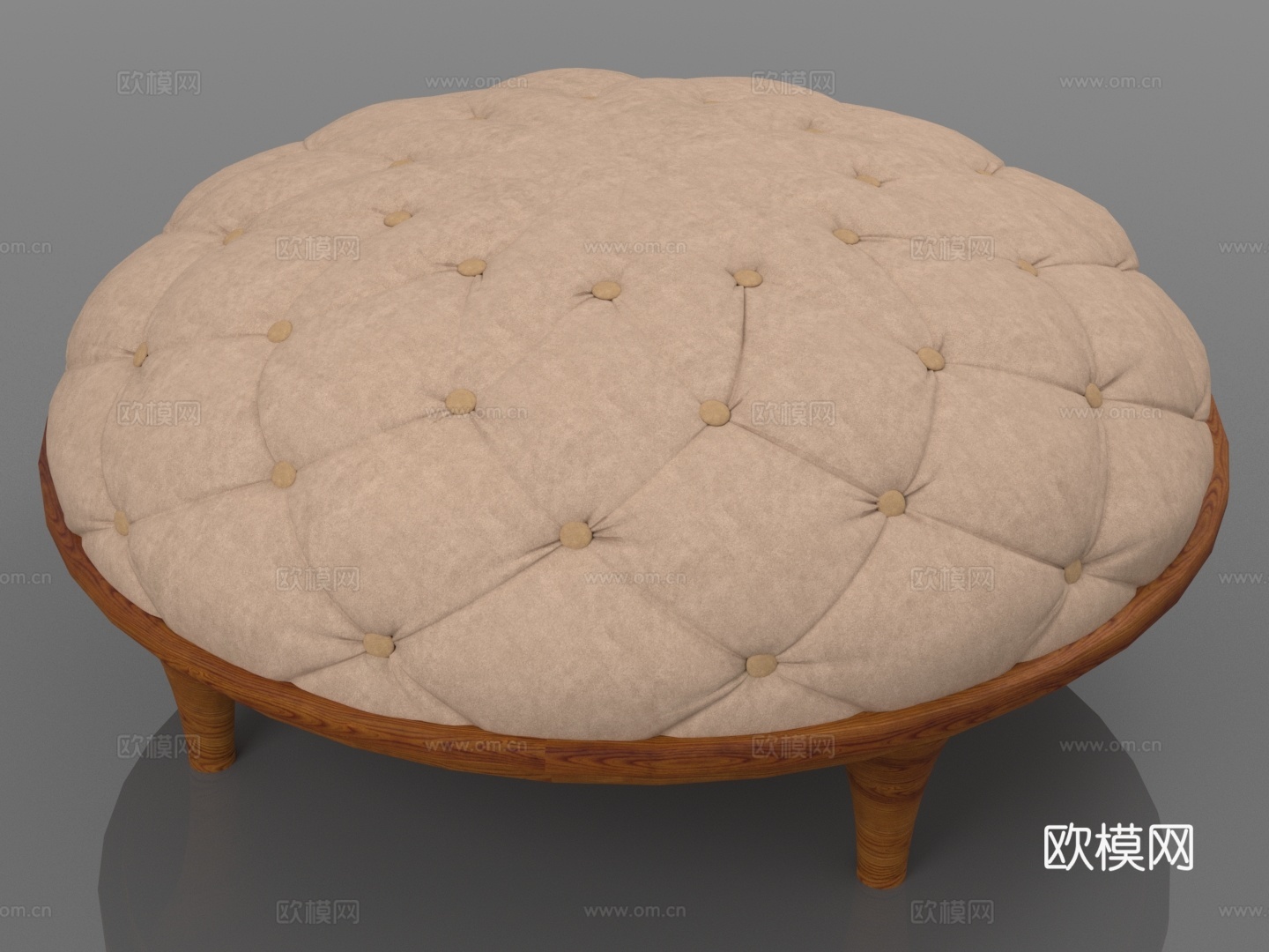 凳子 脚凳 坐墩 矮凳 软凳3d模型