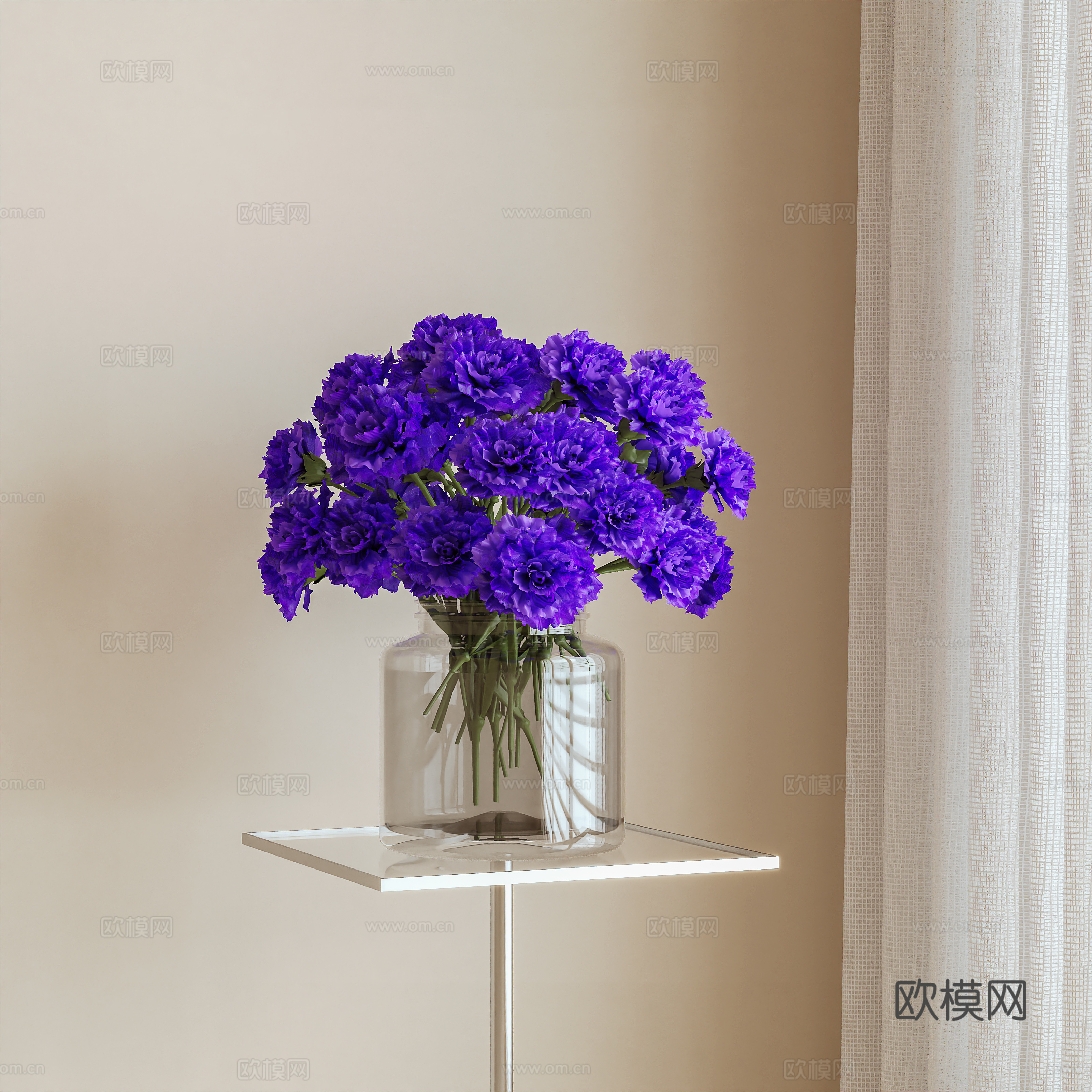 花卉 插花 摆件3d模型