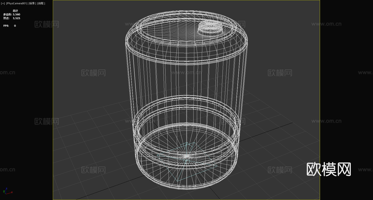工业风凳子 油桶凳 金属凳 创意凳3d模型下载（渲染图6）