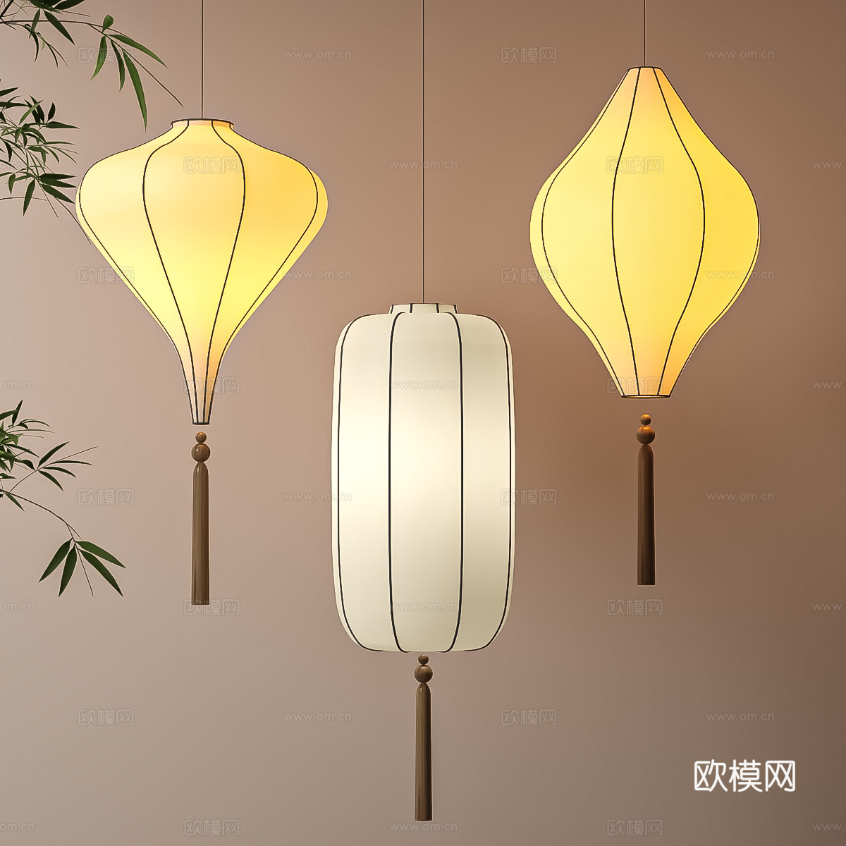 灯笼3d模型下载