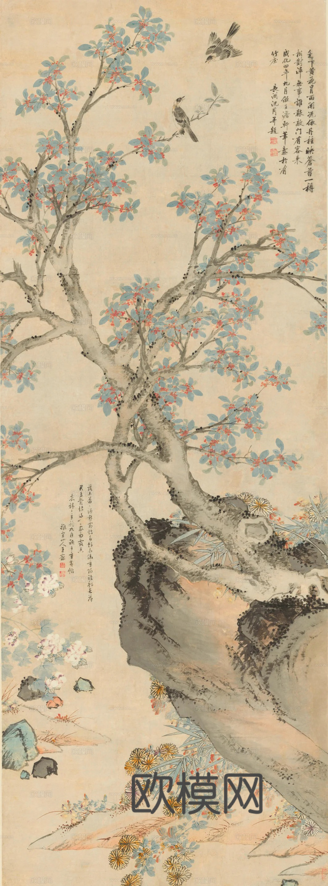 中式花鸟装饰画