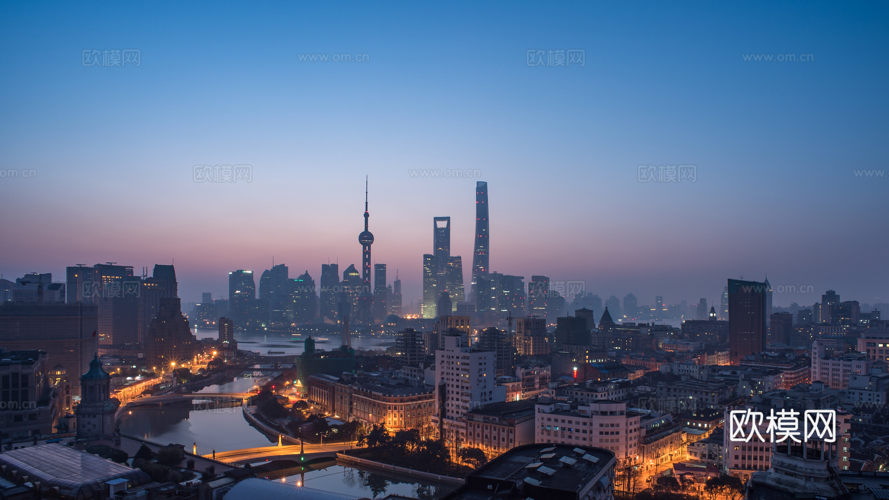 现代天空外景室外黄昏夕阳天空