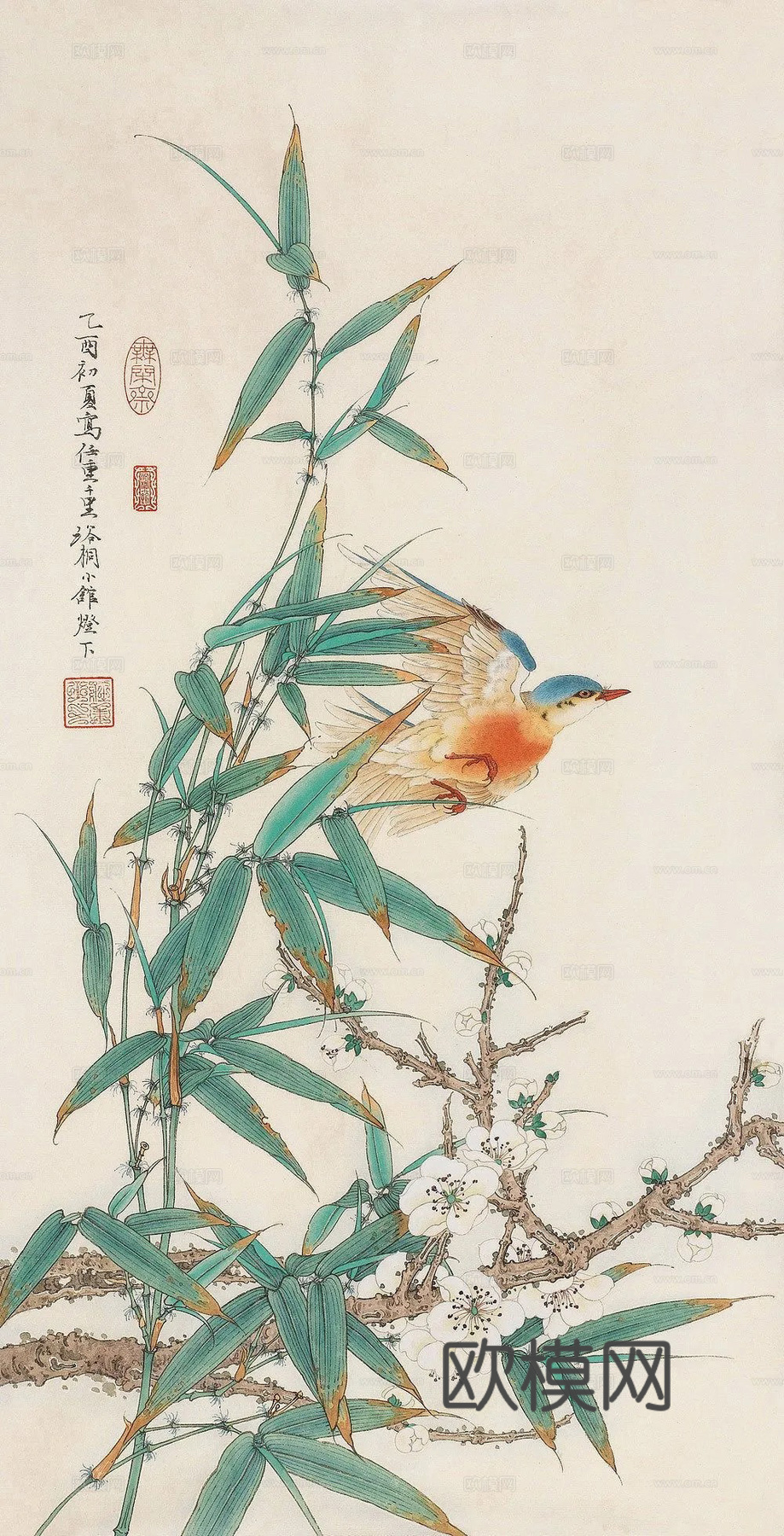 中式花鸟