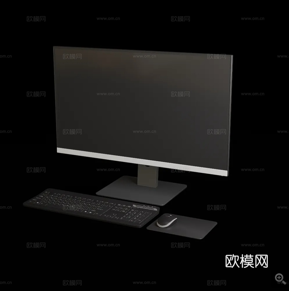 电脑组合su模型