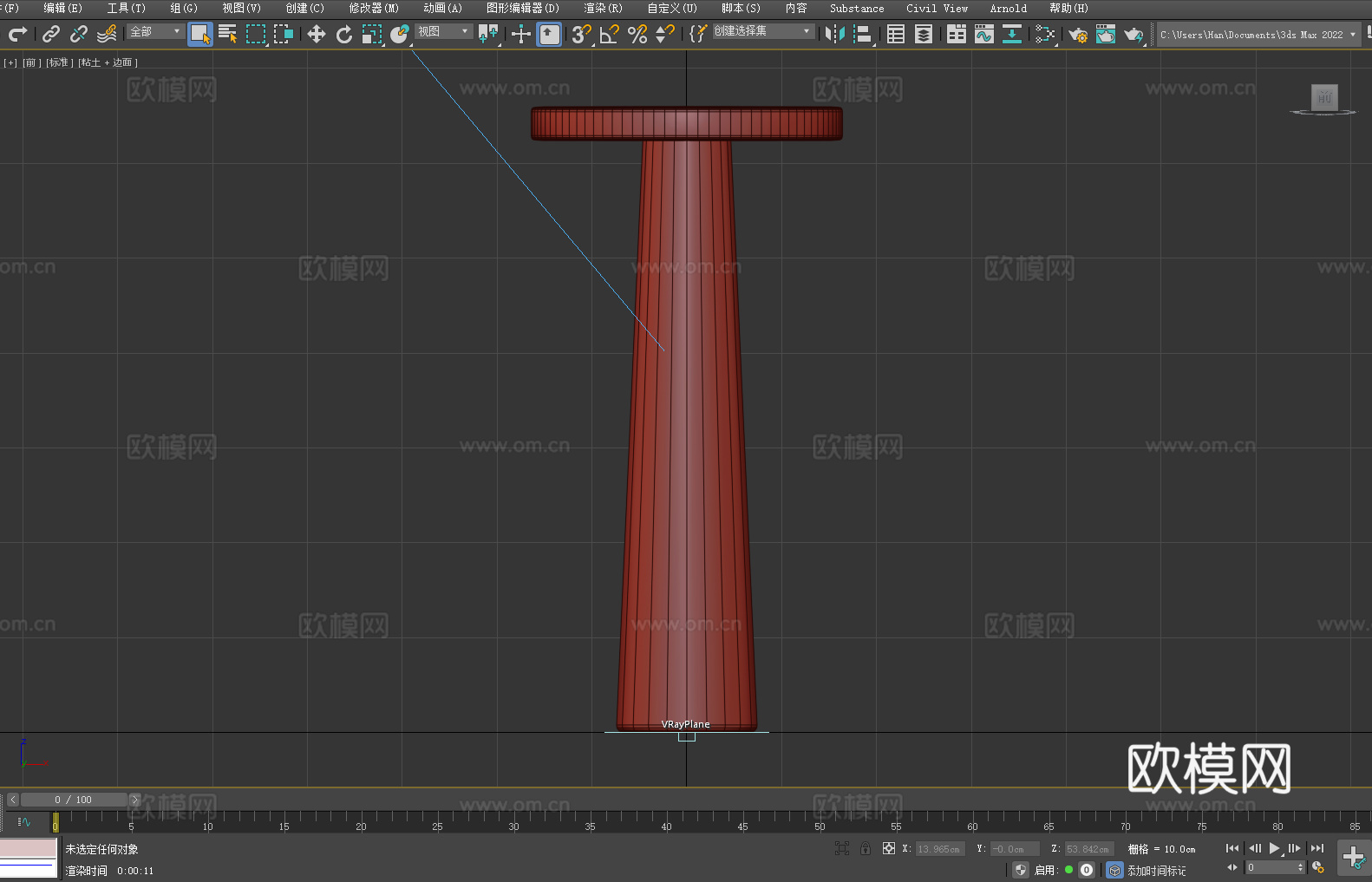 凳子 木凳 圆凳 高凳 坐凳3d模型