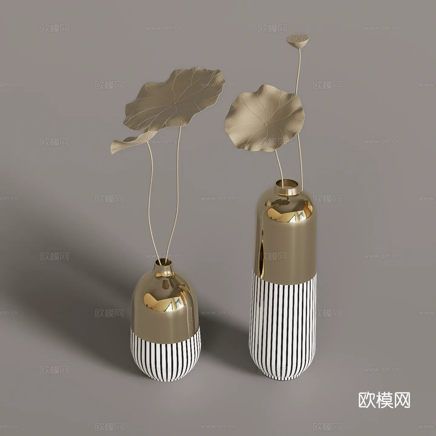 现代花瓶su模型