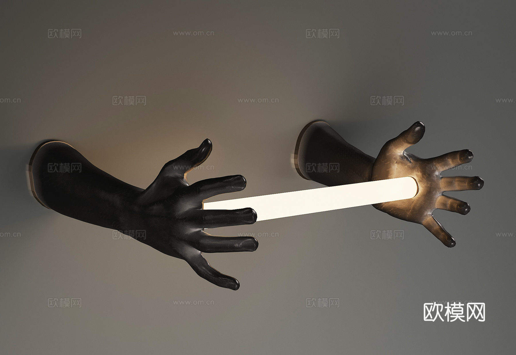 现代壁灯 创意壁灯3d模型