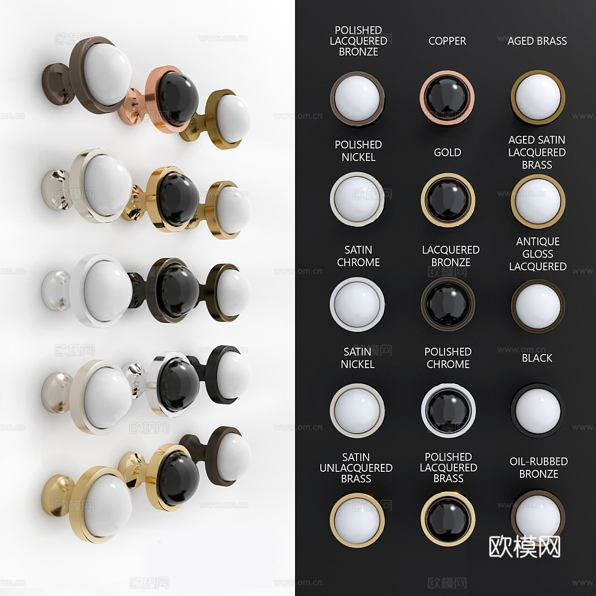 家具把手 M13 来自 Knob House3d模型