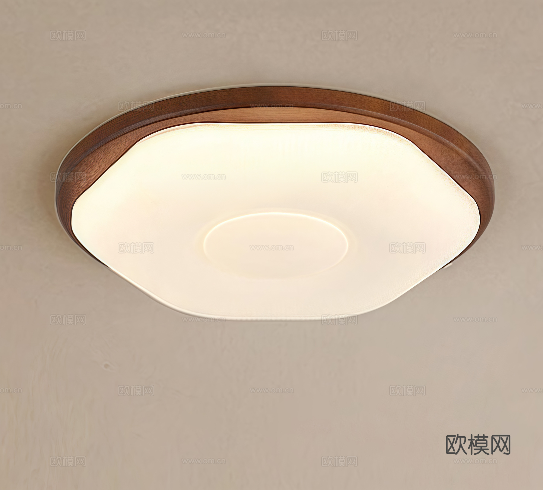 中古吸顶灯 装饰灯su模型