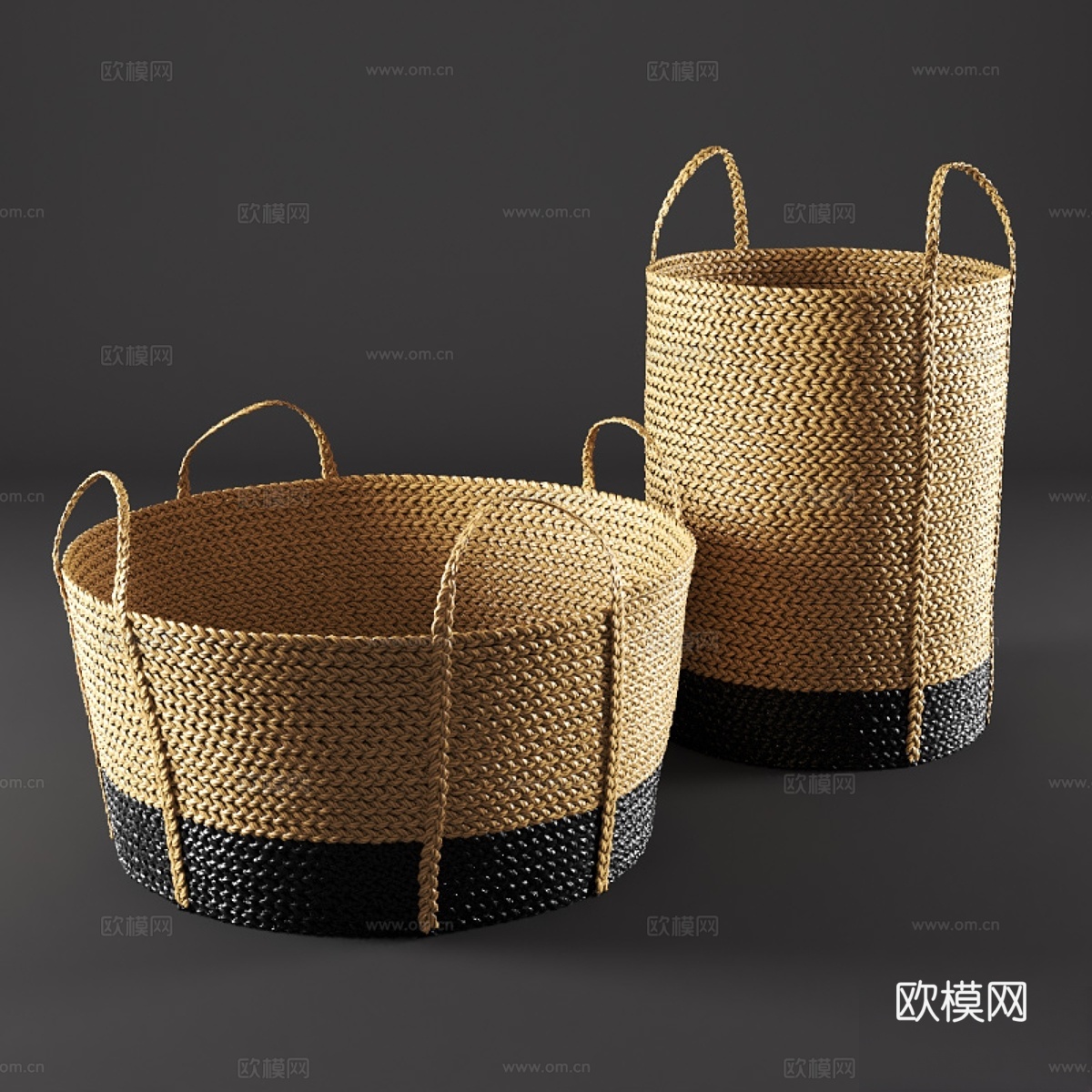 篮子套装3d模型