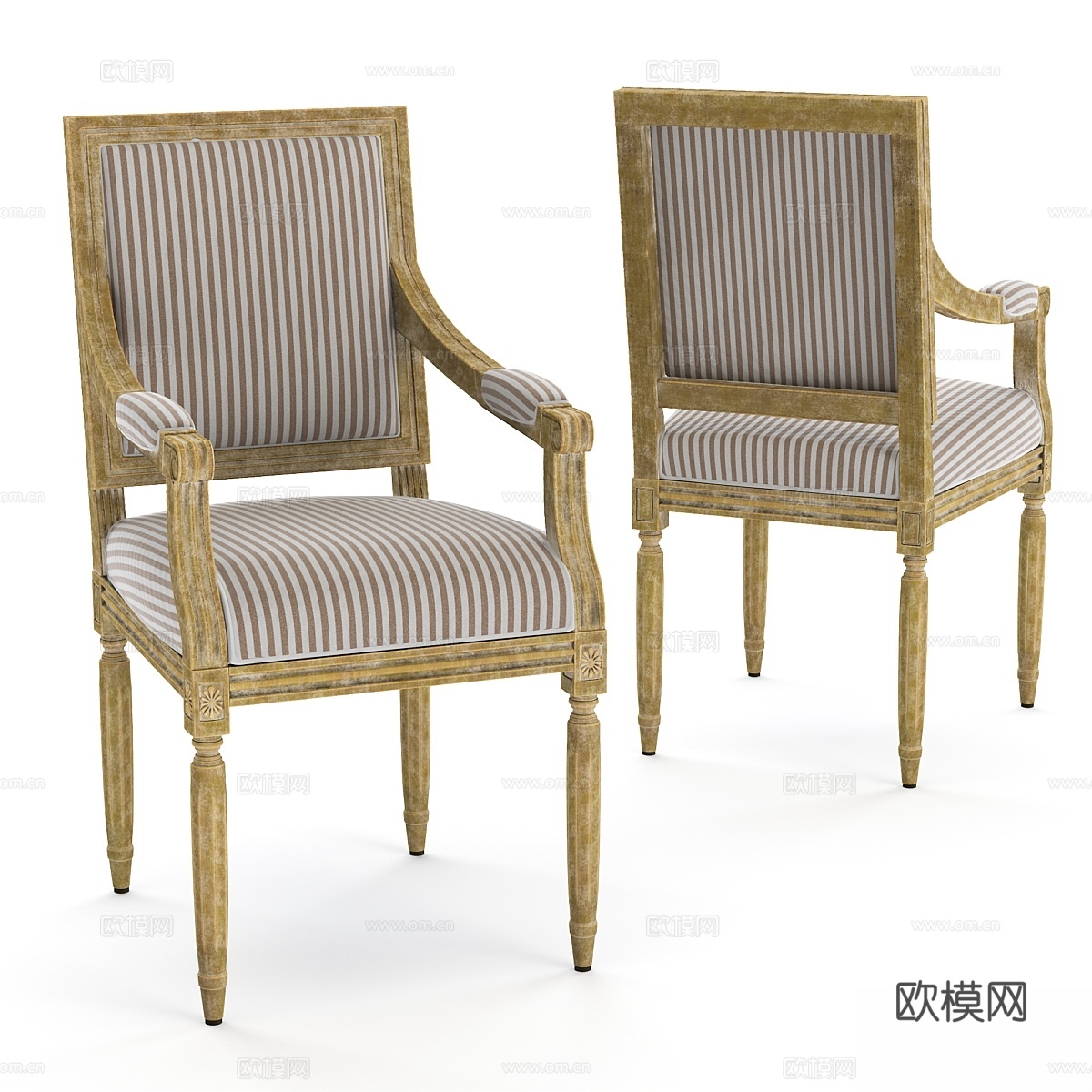 帕登扶手椅3d模型