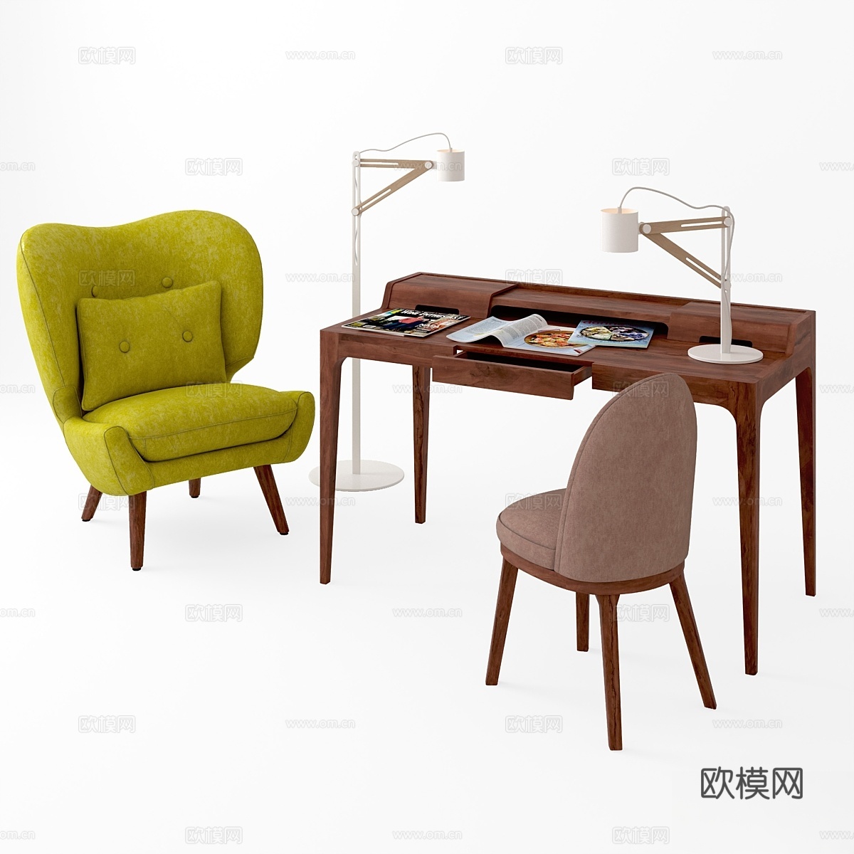 Macchiato 和 Zhida 家具套装3d模型
