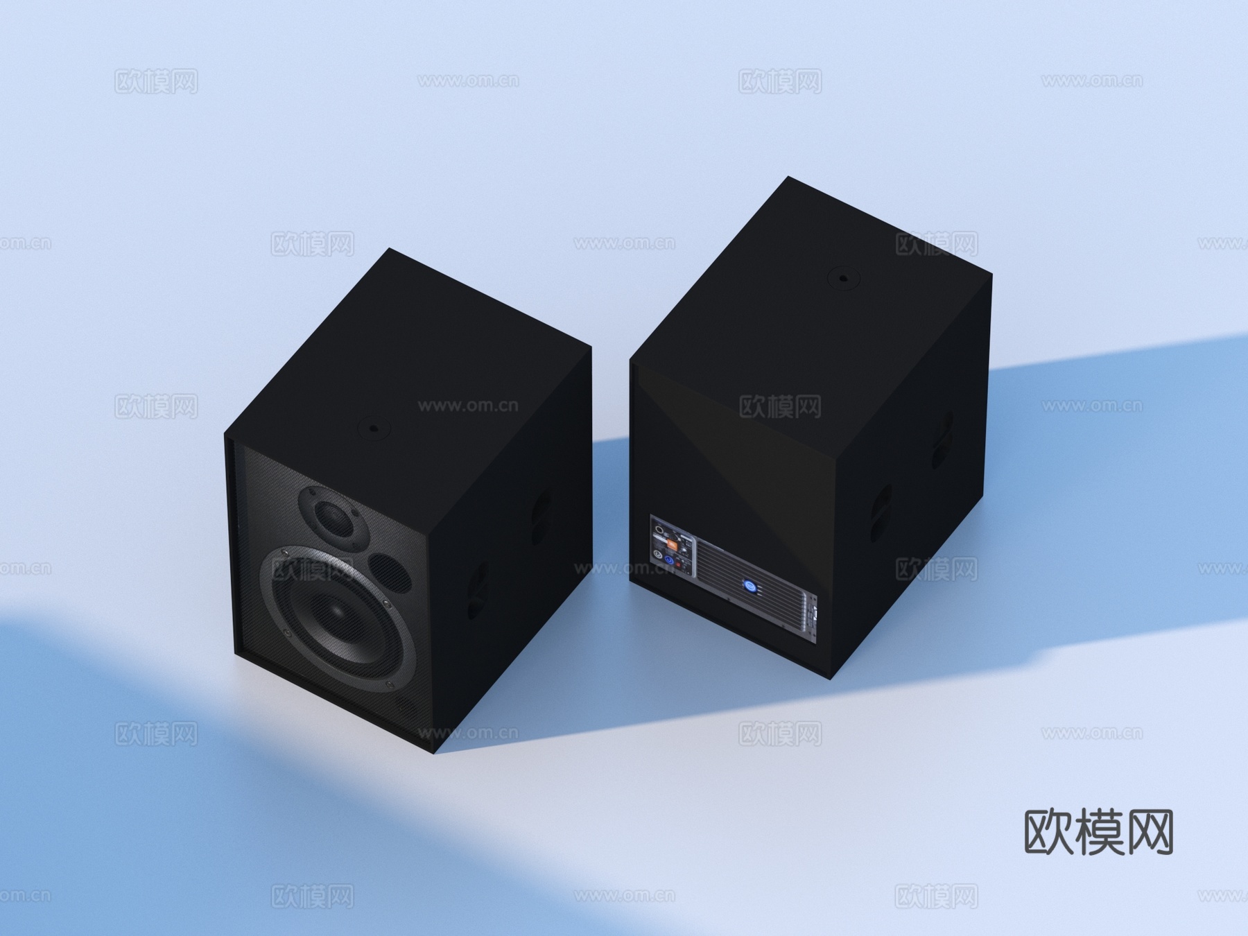 音响 音箱3d模型