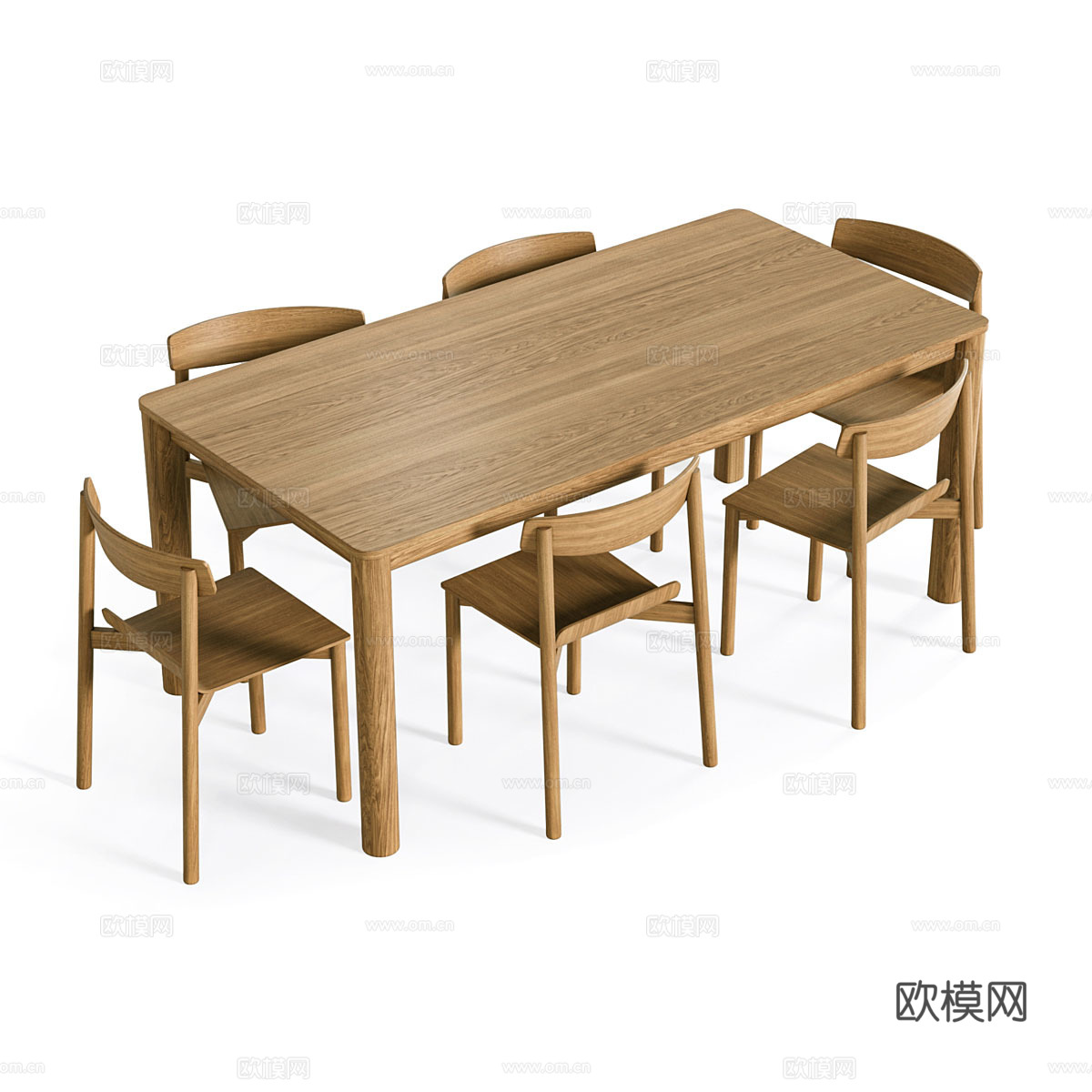 餐桌餐椅3d模型