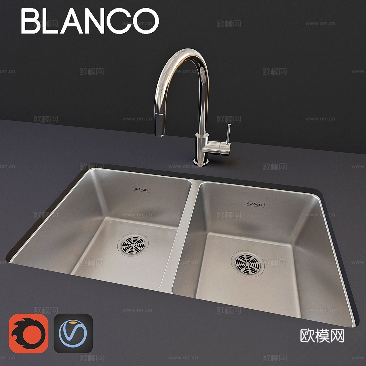 BLANCO Spirit-S + BLANCO ANDAN3d模型