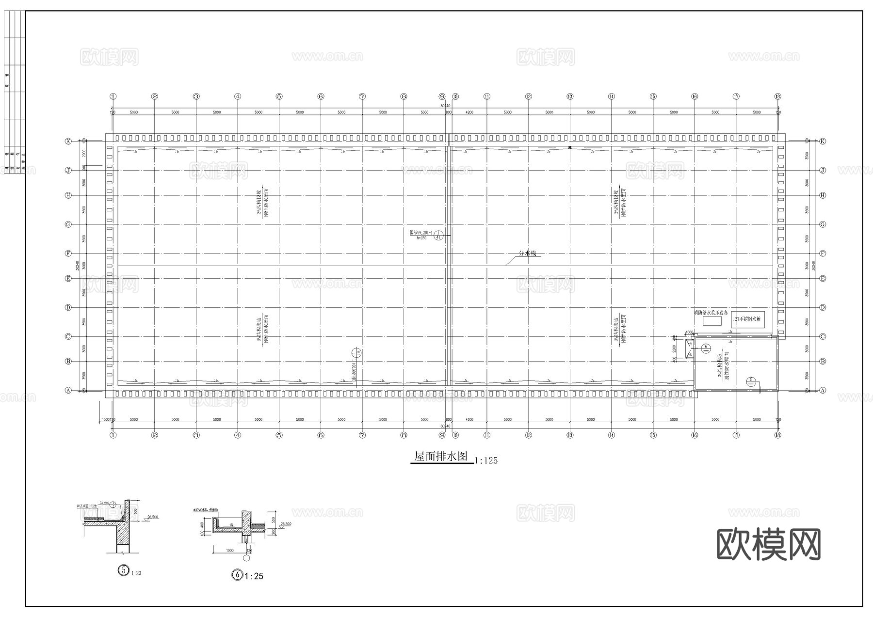 电子厂建筑图cad施工图