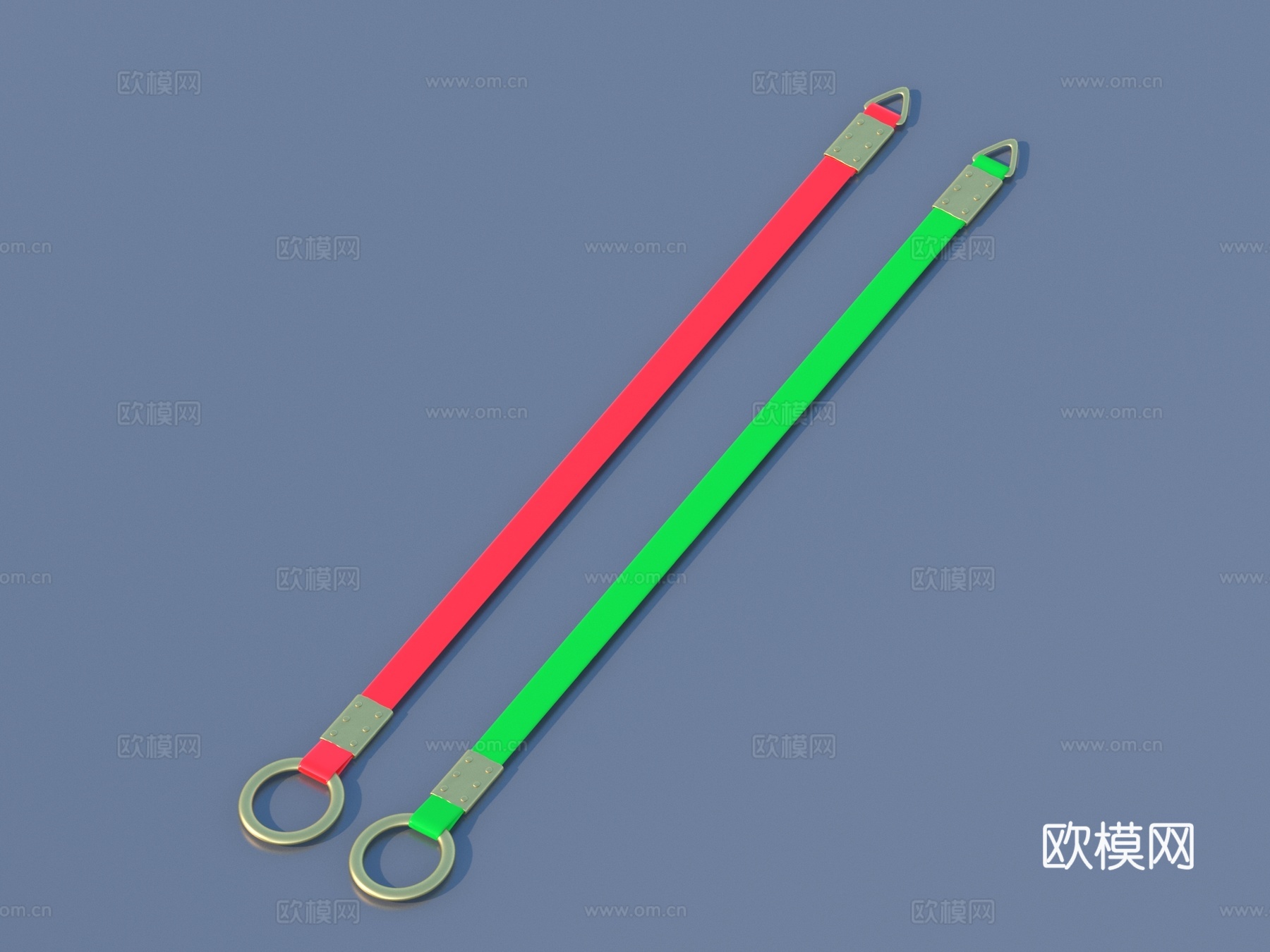 瑜珈带 皮带3d模型
