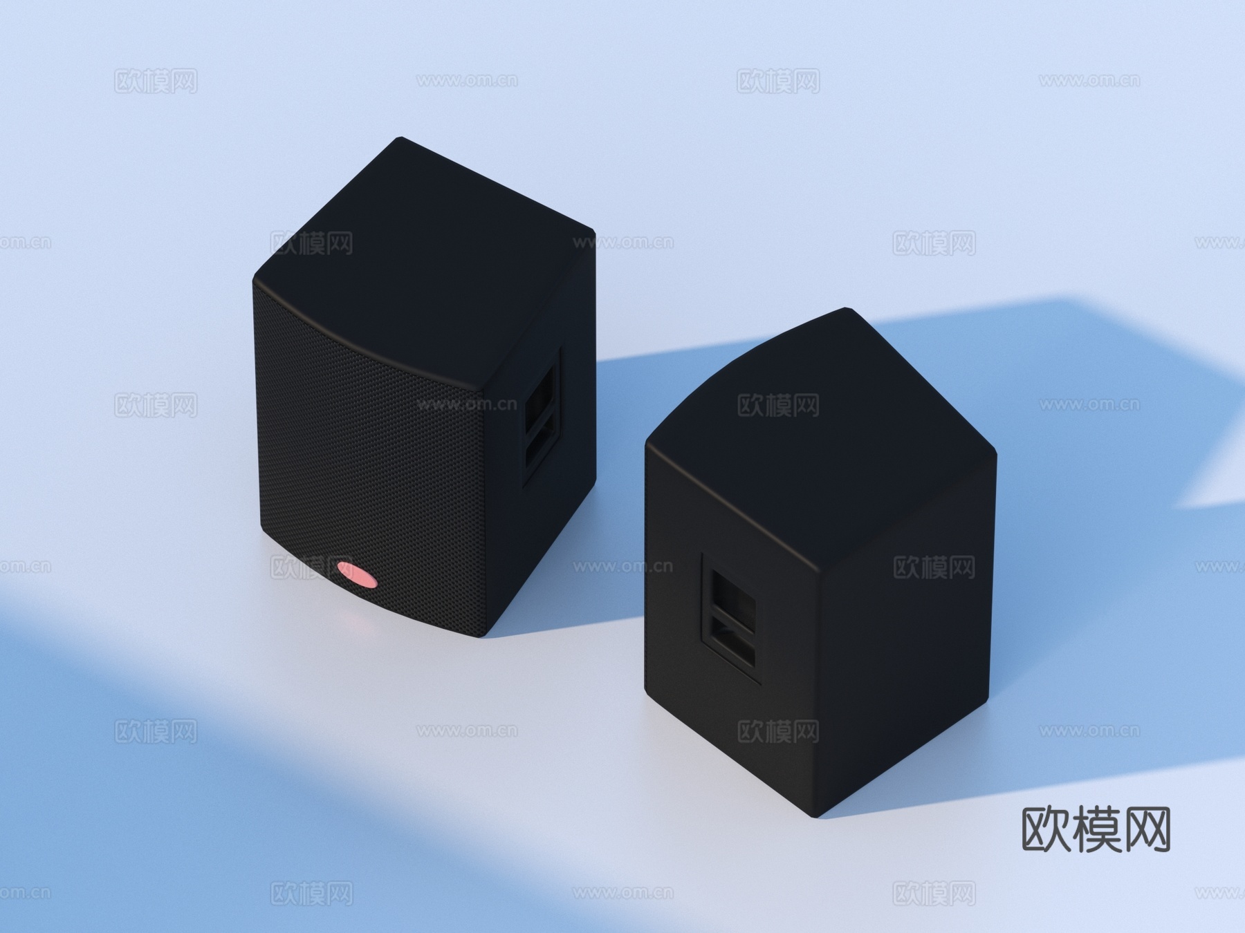 音响 音箱3d模型