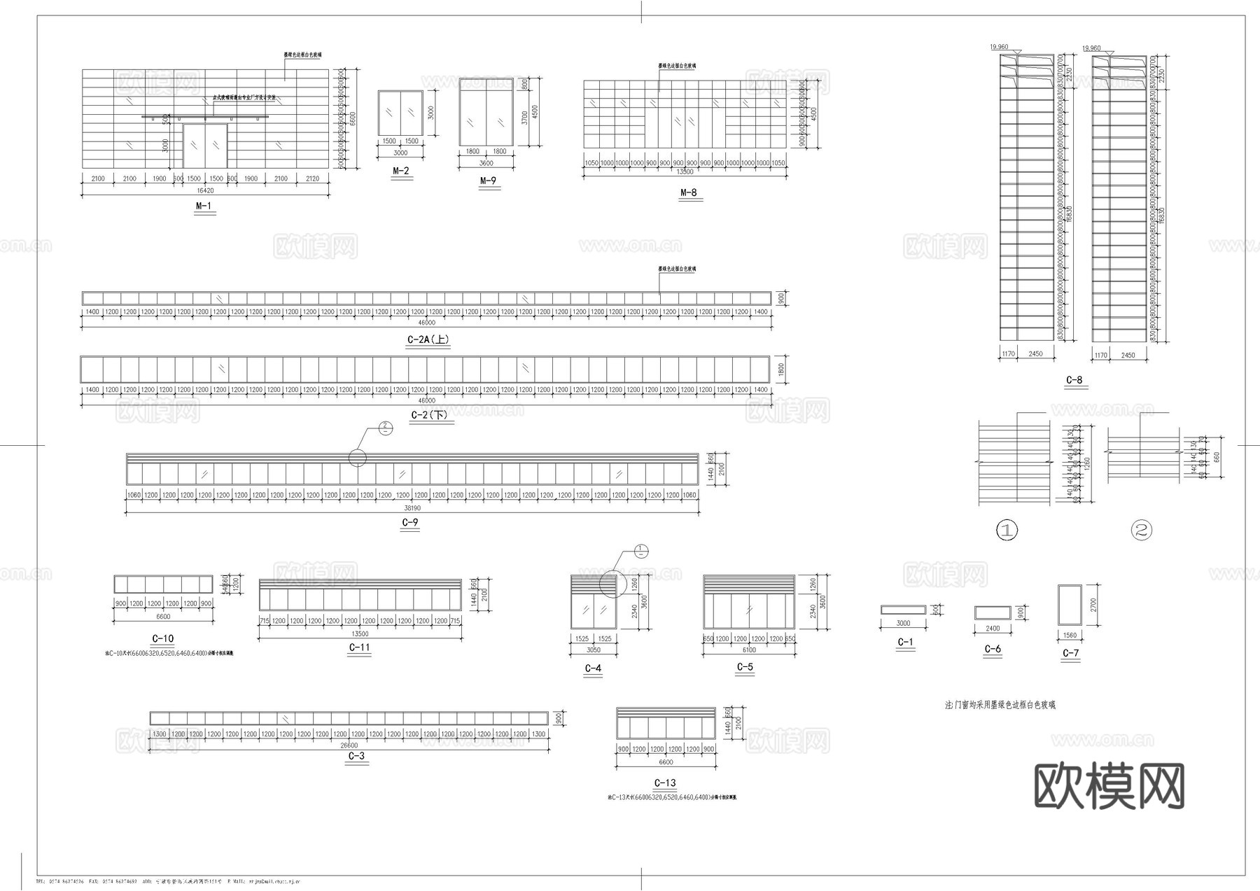 钢结构车间建筑cad施工图